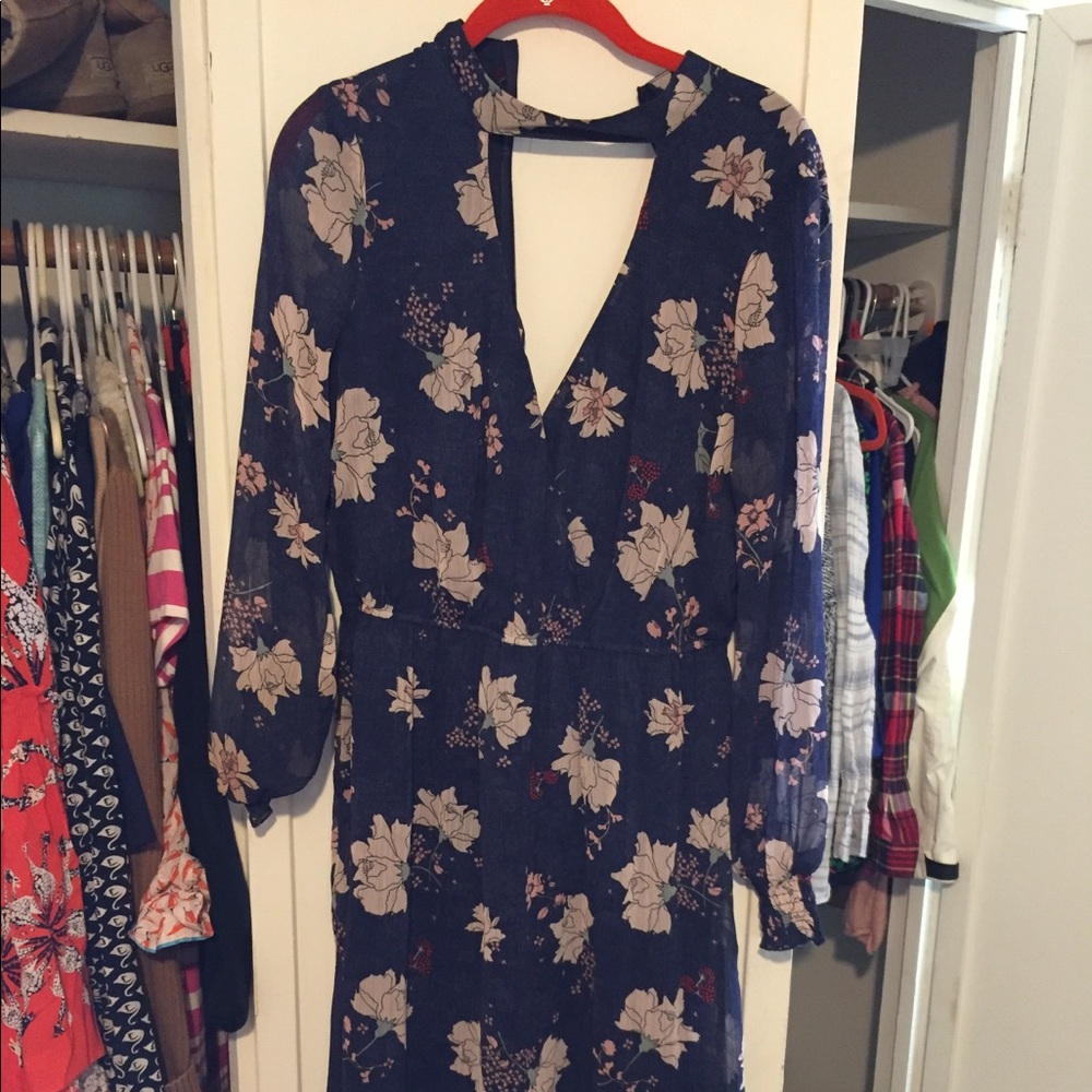 Long sleeve maxi dress